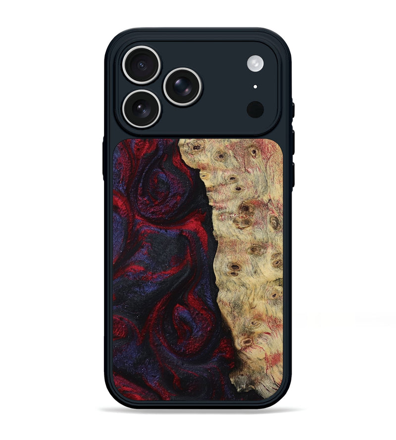 iPhone 17 Pro Max Wood Phone Case - Yareli (Red, 795532)