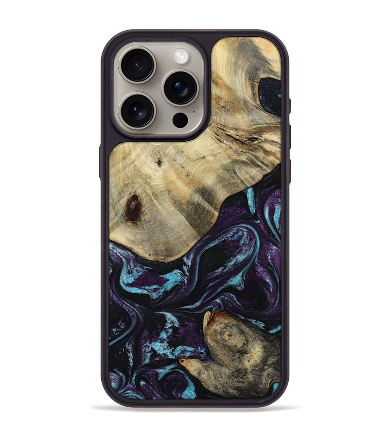 iPhone 15 Pro Max Wood Phone Case - Cordero (Purple, 795534)