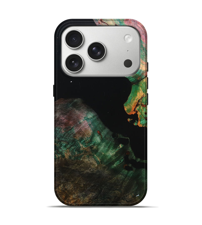 iPhone 17 Pro Wood Live Edge Phone Case - Rhoda (Double Dyed, 795586)