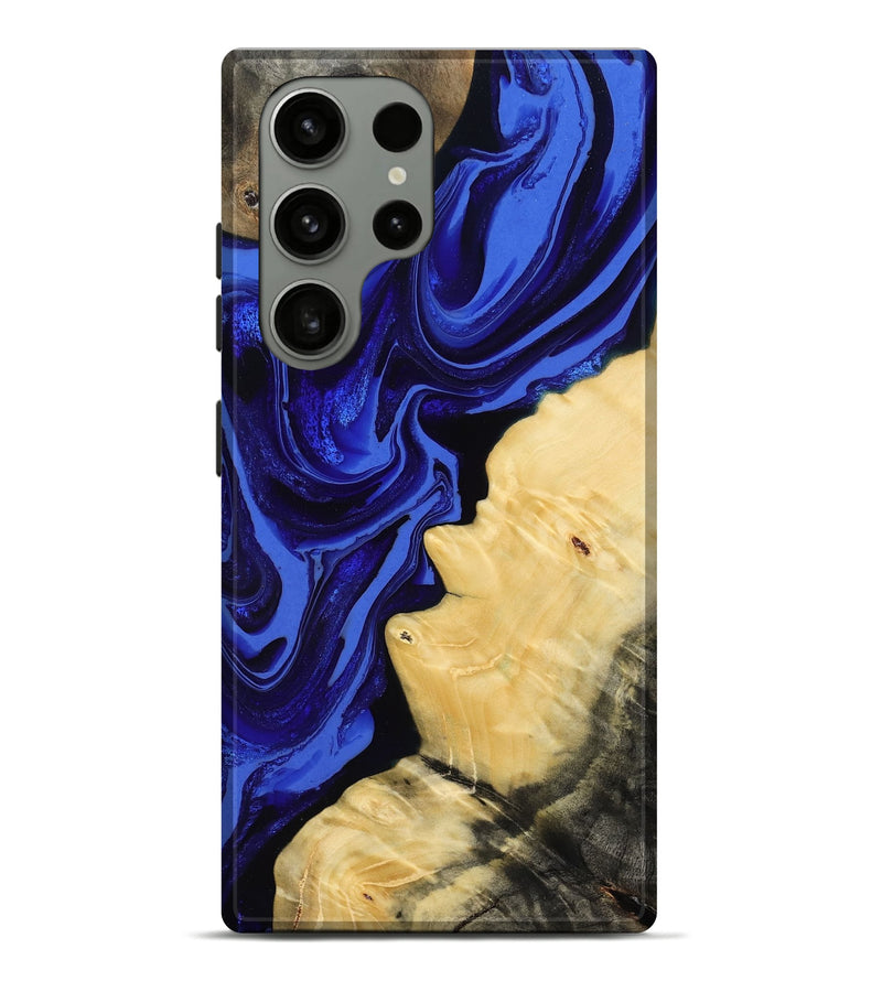 Galaxy S23 Ultra Wood Live Edge Phone Case - Bjorn (Blue, 795600)