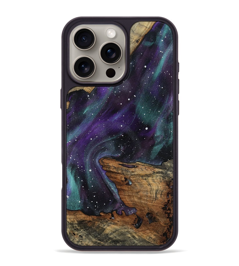 iPhone 16 Pro Max Wood Phone Case - Luvenia (Cosmos, 795659)
