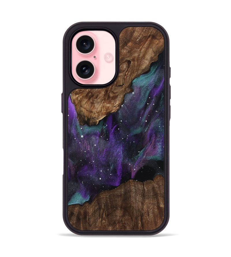 iPhone 16 Wood Phone Case - Myrtle (Cosmos, 795744)