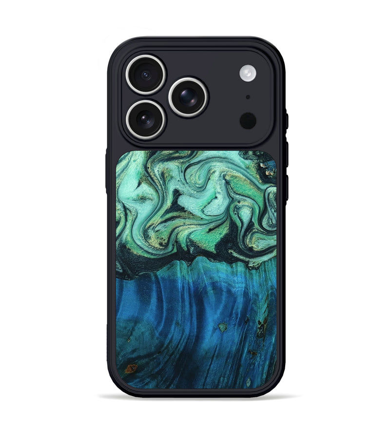 iPhone 17 Pro Wood Phone Case - Johnie (Blue, 795769)
