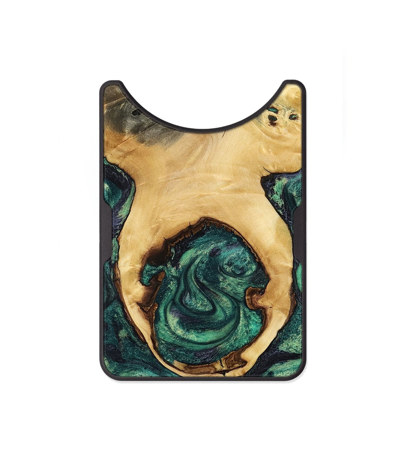 Alloy Wood Wallet - Eda (Green, 795770)