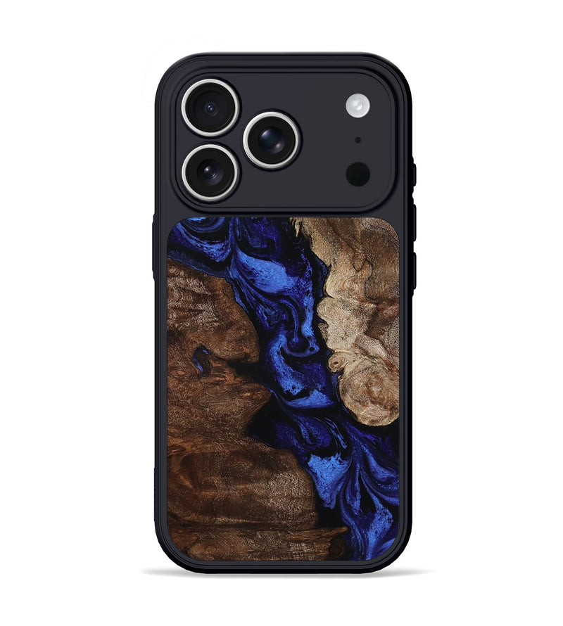 iPhone 17 Pro Wood Phone Case - Yareli (Blue, 795791)