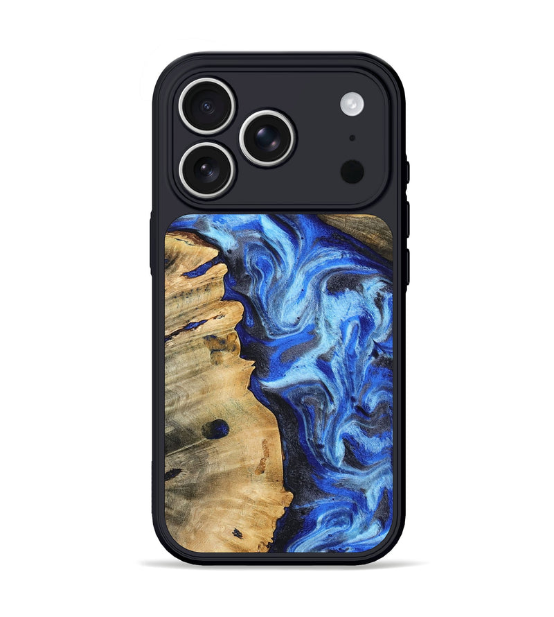 iPhone 17 Pro Wood Phone Case - Markus (Blue, 795794)