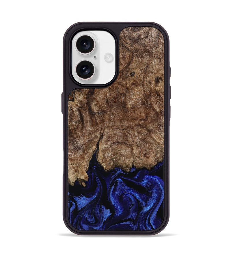 iPhone 17 Wood Phone Case - Gus (Blue, 795800)