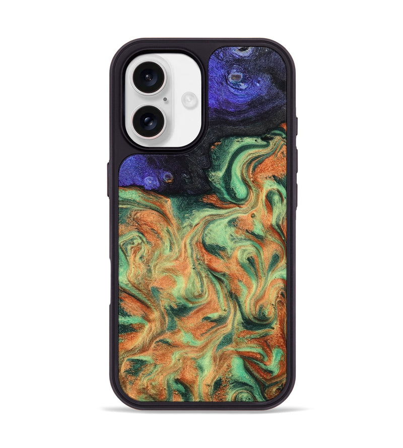 iPhone 17 Wood Phone Case - Lonnie (Green, 795801)