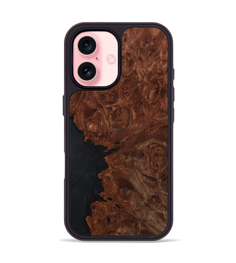 iPhone 16 Wood Phone Case - Renae (Wood Burl, 795807)