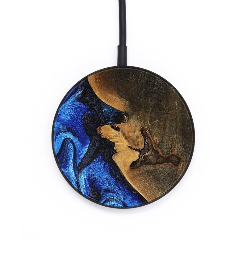 Circle Wood Wireless Charger - Arminta (Blue, 795814)