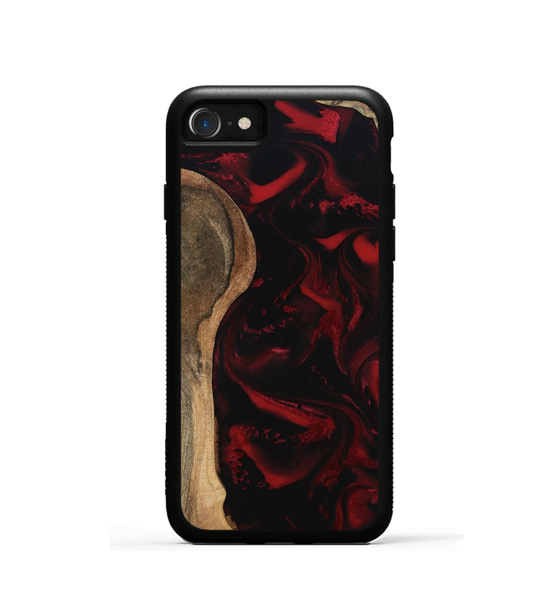 iPhone SE Wood Phone Case - Kartier (Red, 795818)