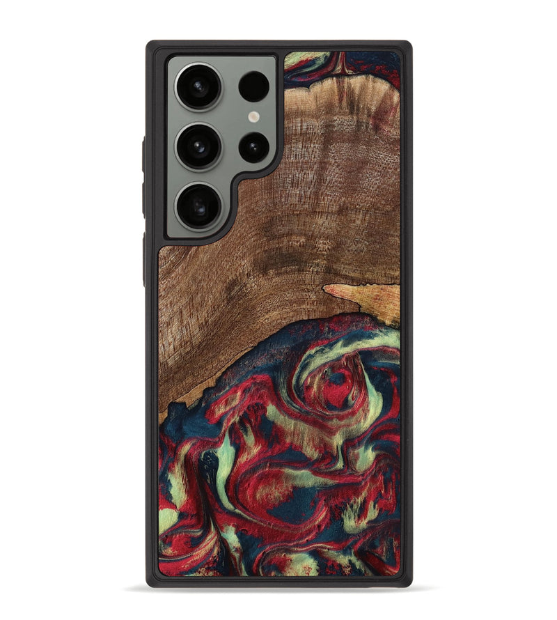 Galaxy S23 Ultra Wood Phone Case - Rebeca (Red, 795819)