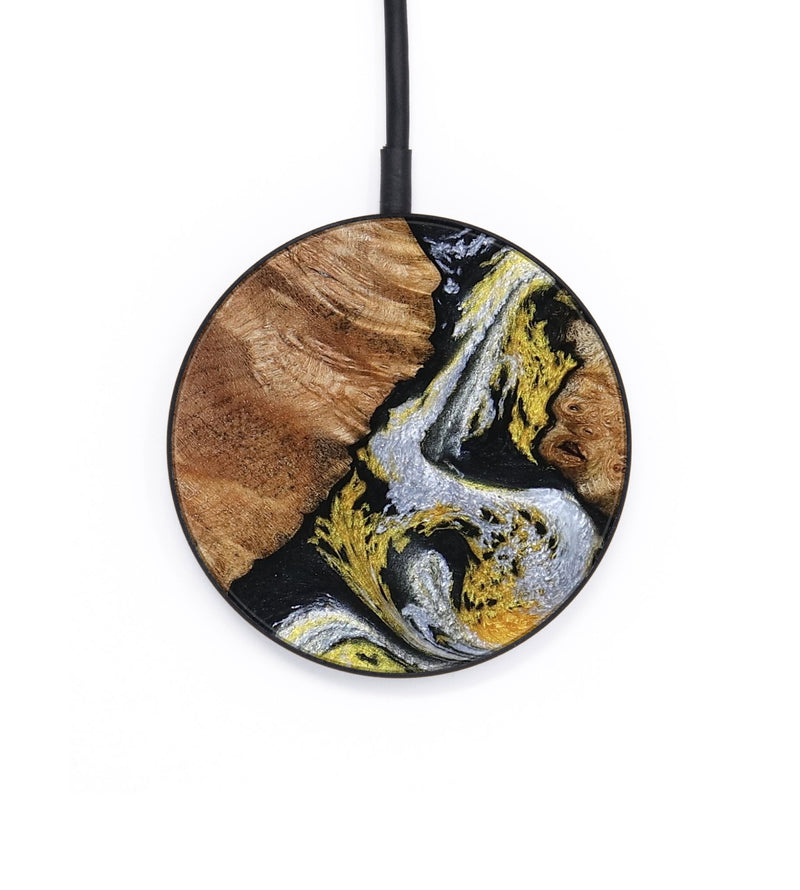 Circle Wood Wireless Charger - Arleth (Black & White, 795824)