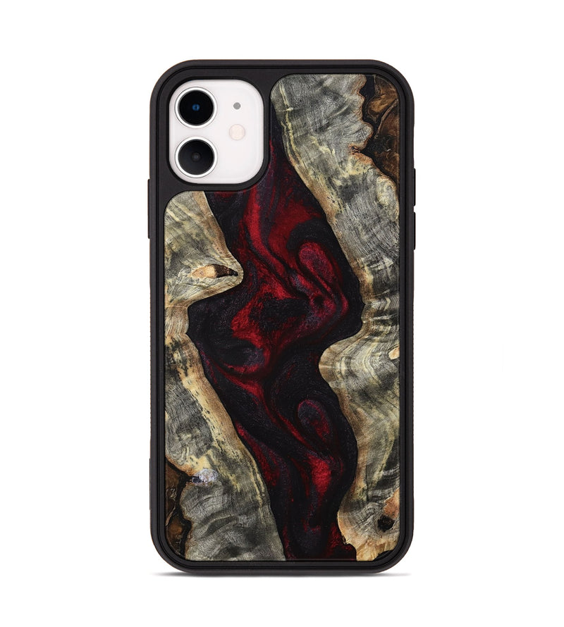 iPhone 11 Wood Phone Case - Raphael (Red, 795846)