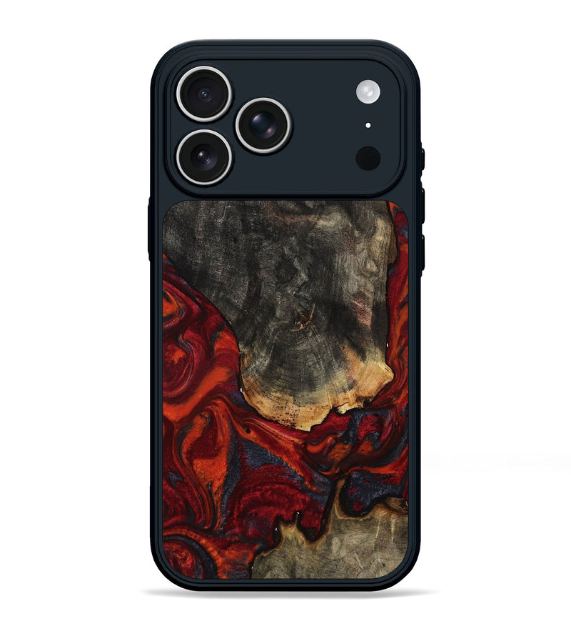 iPhone 17 Pro Max Wood Phone Case - Lochlan (Red, 795853)
