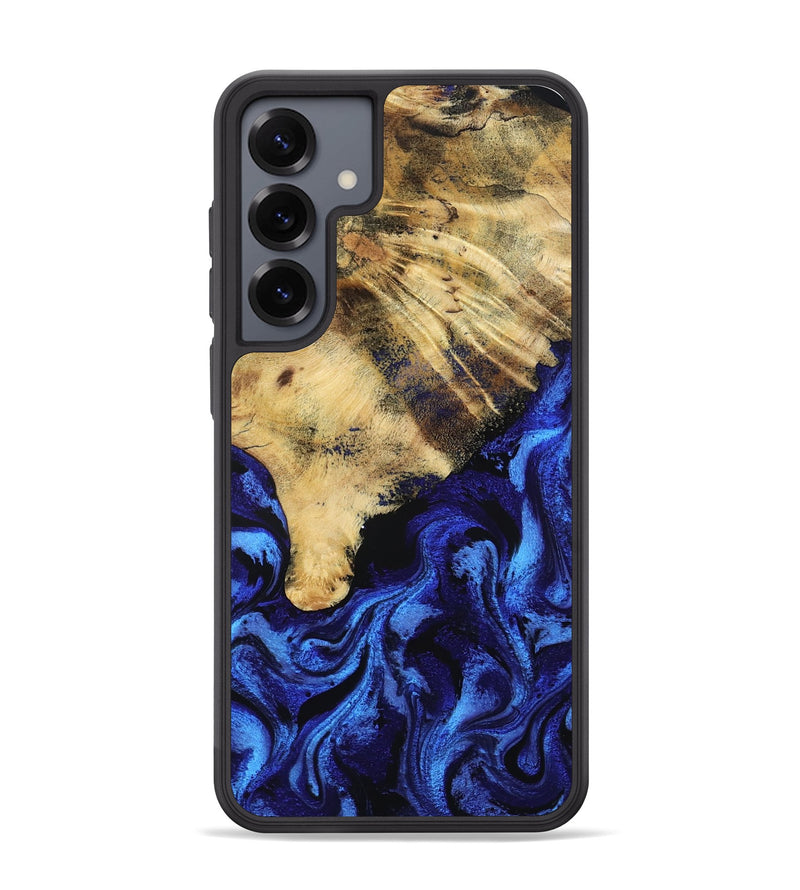 Galaxy S25 Plus Wood Phone Case - Carley (Blue, 795872)