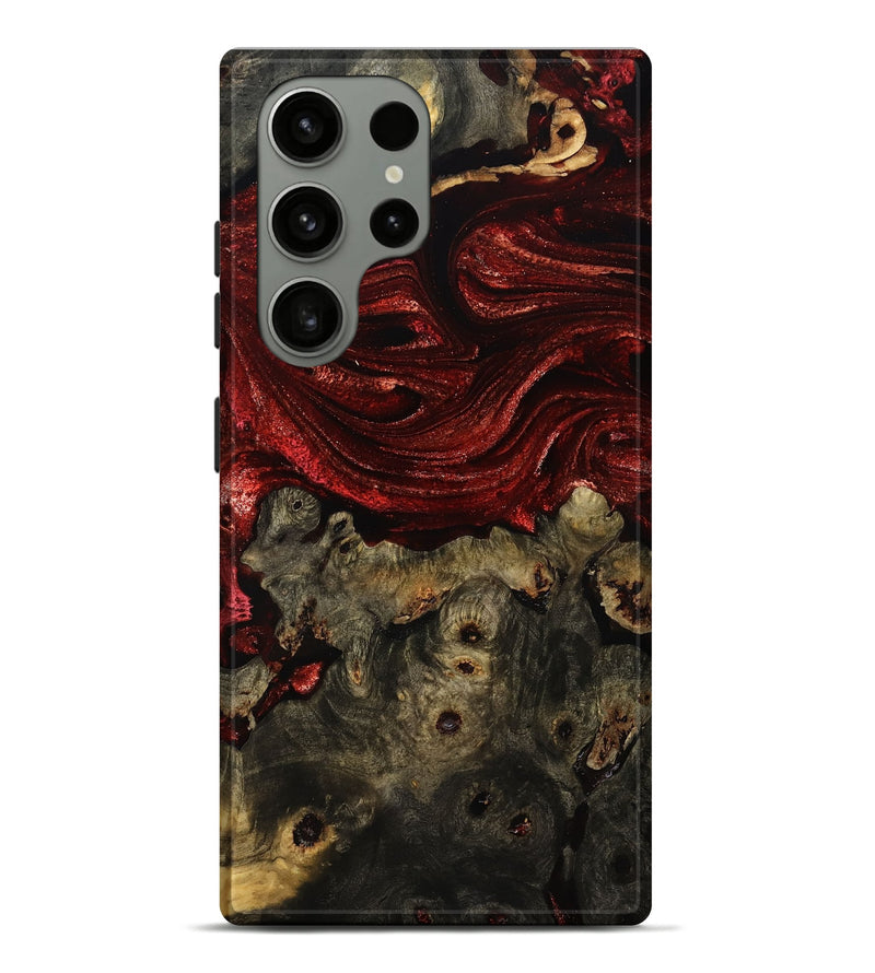 Galaxy S23 Ultra Wood Live Edge Phone Case - Jackson (Red, 795888)