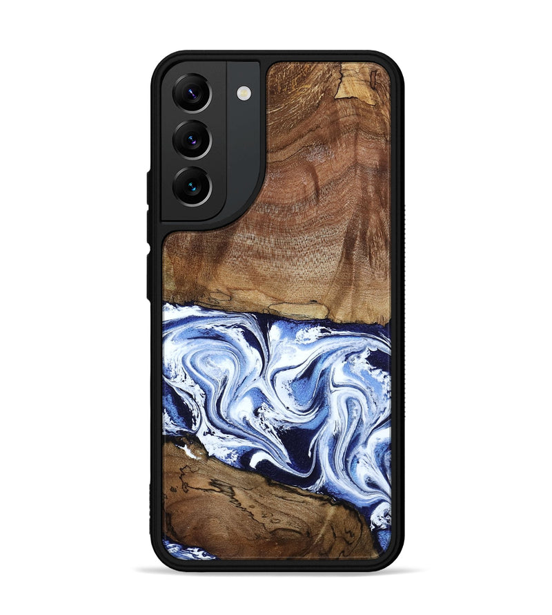 Galaxy S22 Plus Wood Phone Case - Noor (Blue, 795940)