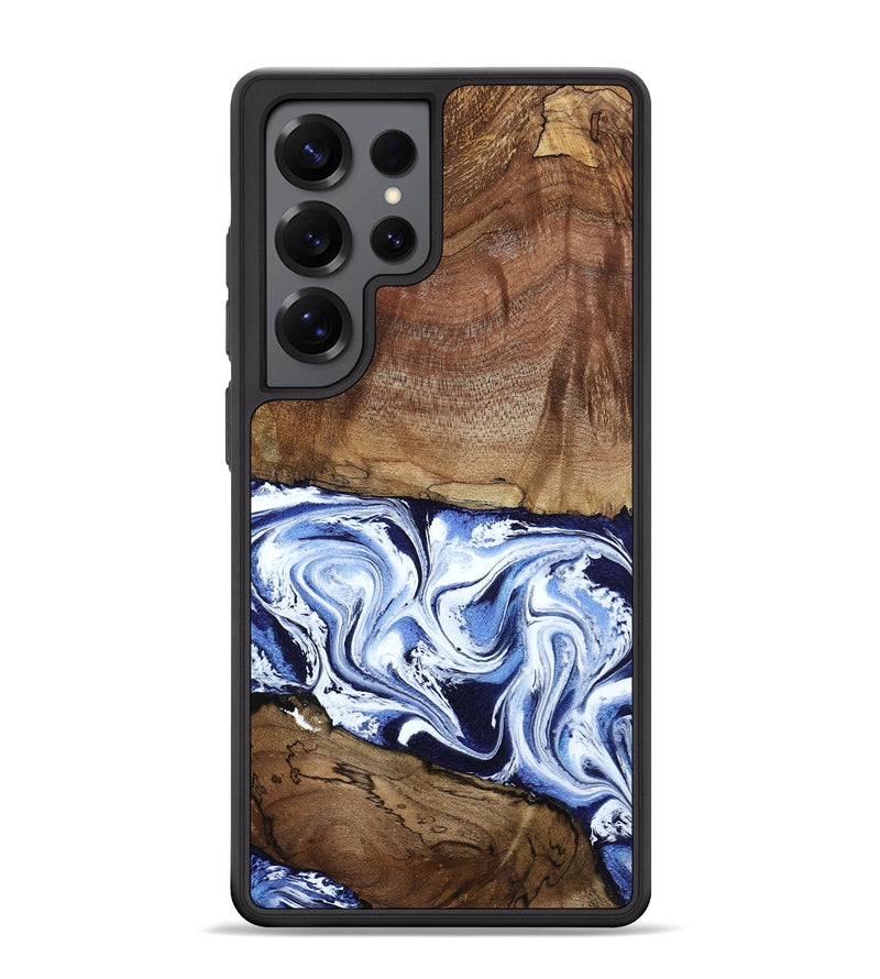 Galaxy S25 Ultra Wood Phone Case - Noor (Blue, 795940)