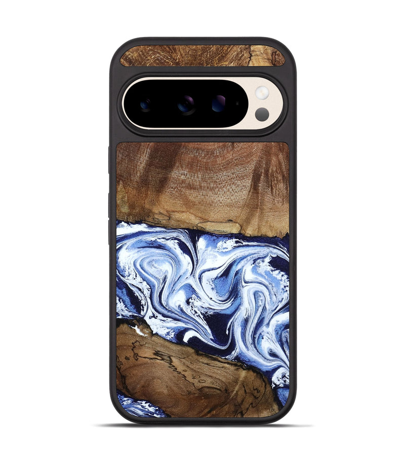 Pixel 10 Pro Wood Phone Case - Noor (Blue, 795940)