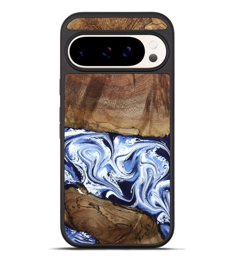 Pixel 10 Pro XL Wood Phone Case - Noor (Blue, 795940)