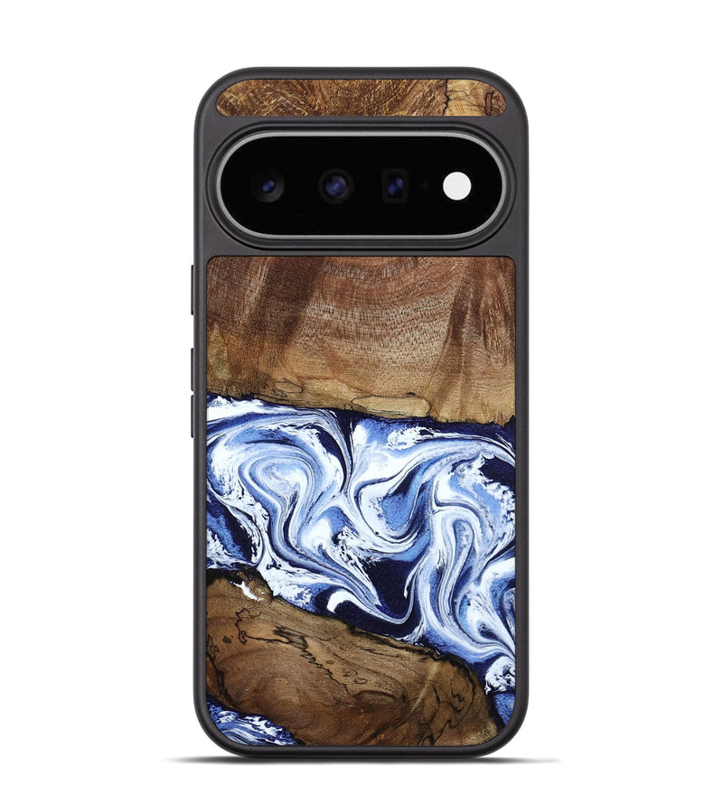 Pixel 11 Wood Phone Case - Noor (Blue, 795940)