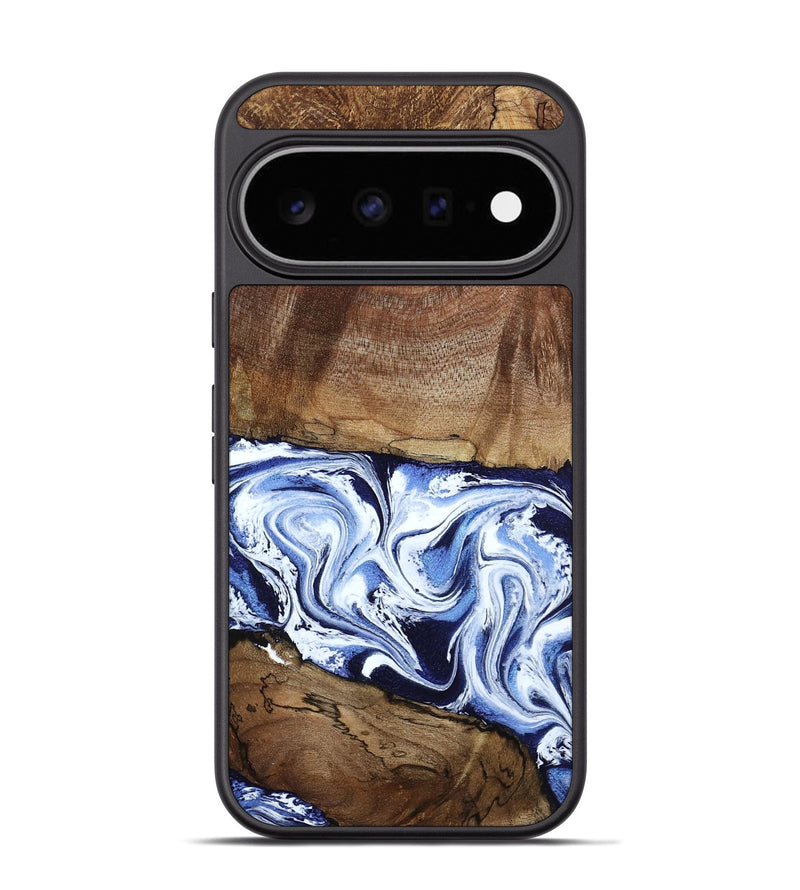 Pixel 11 Pro Wood Phone Case - Noor (Blue, 795940)