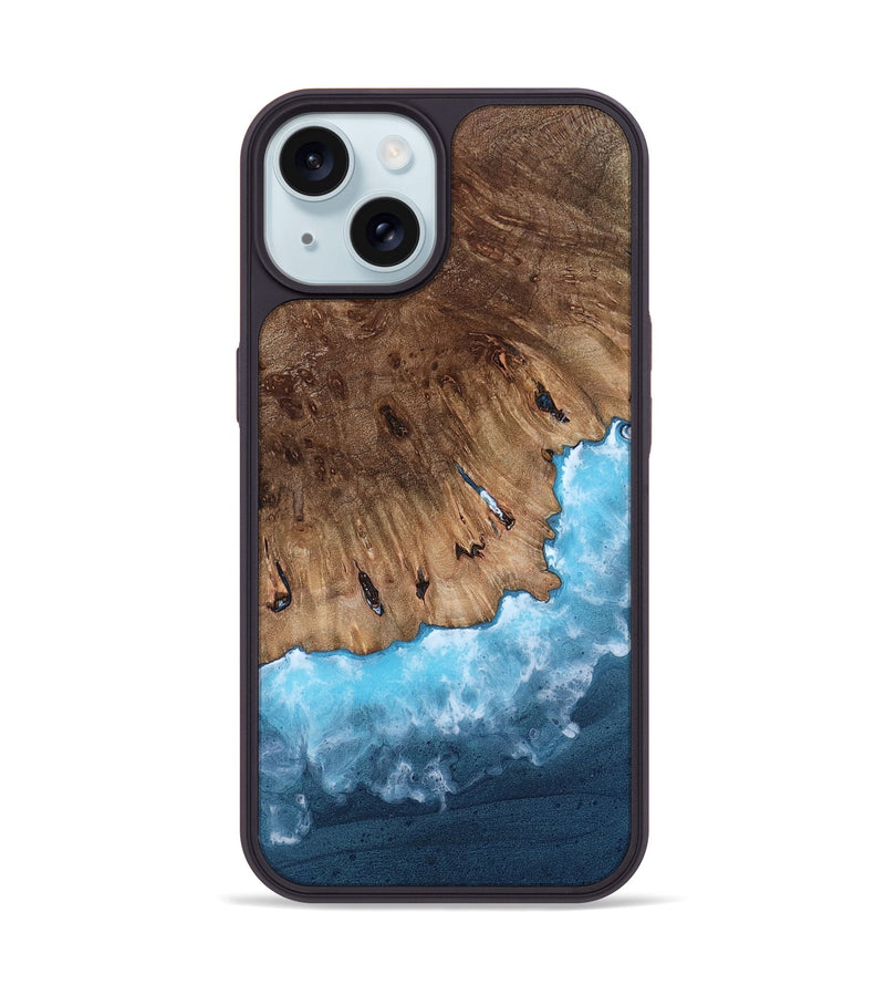 iPhone 15 Wood Phone Case - Pearlie (Coastal, 795958)