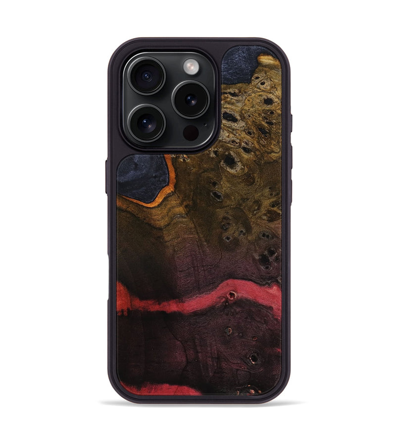 iPhone 16 Pro Wood Phone Case - Ethan (Wood Burl, 795981)