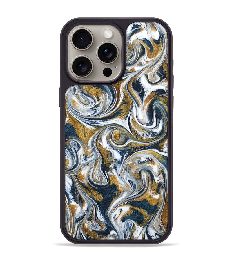 iPhone 15 Pro Max ResinArt Phone Case - Ireland (Teal & Gold, 795995)