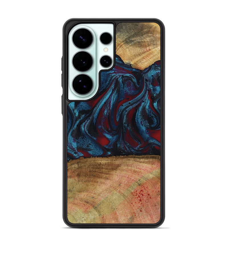 Galaxy S26 Ultra Wood Phone Case - Trena (Red, 796013)