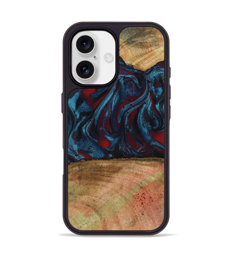 iPhone 17 Wood Phone Case - Trena (Red, 796013)