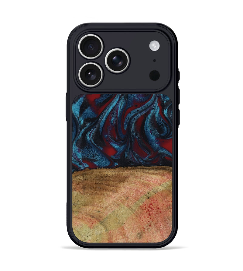 iPhone 17 Pro Wood Phone Case - Trena (Red, 796013)