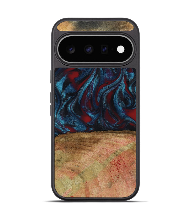 Pixel 11 Wood Phone Case - Trena (Red, 796013)