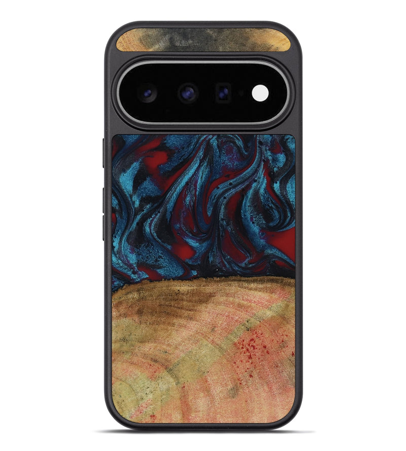 Pixel 11 Pro XL Wood Phone Case - Trena (Red, 796013)