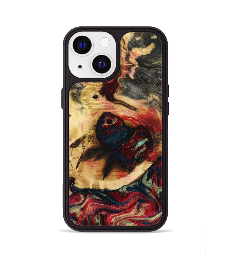 iPhone 13 Wood Phone Case - Lue (Red, 796015)
