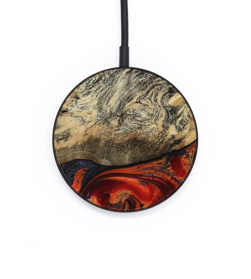 Circle Wood Wireless Charger - Brennan (Red, 796016)