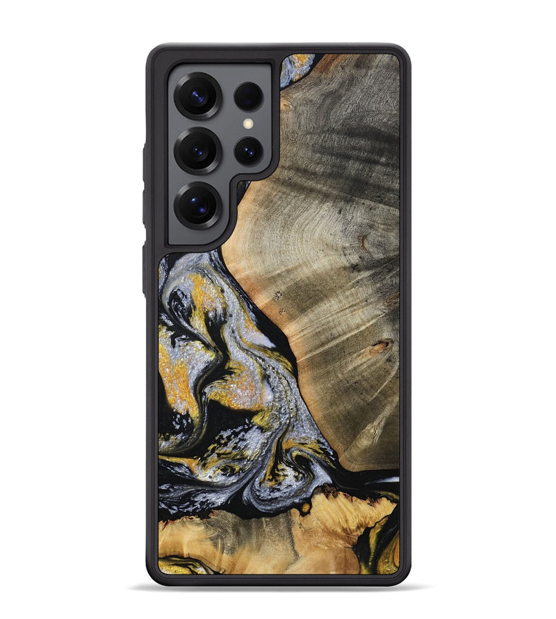 Galaxy S25 Ultra Wood Phone Case - Kamari (Black & White, 796018)
