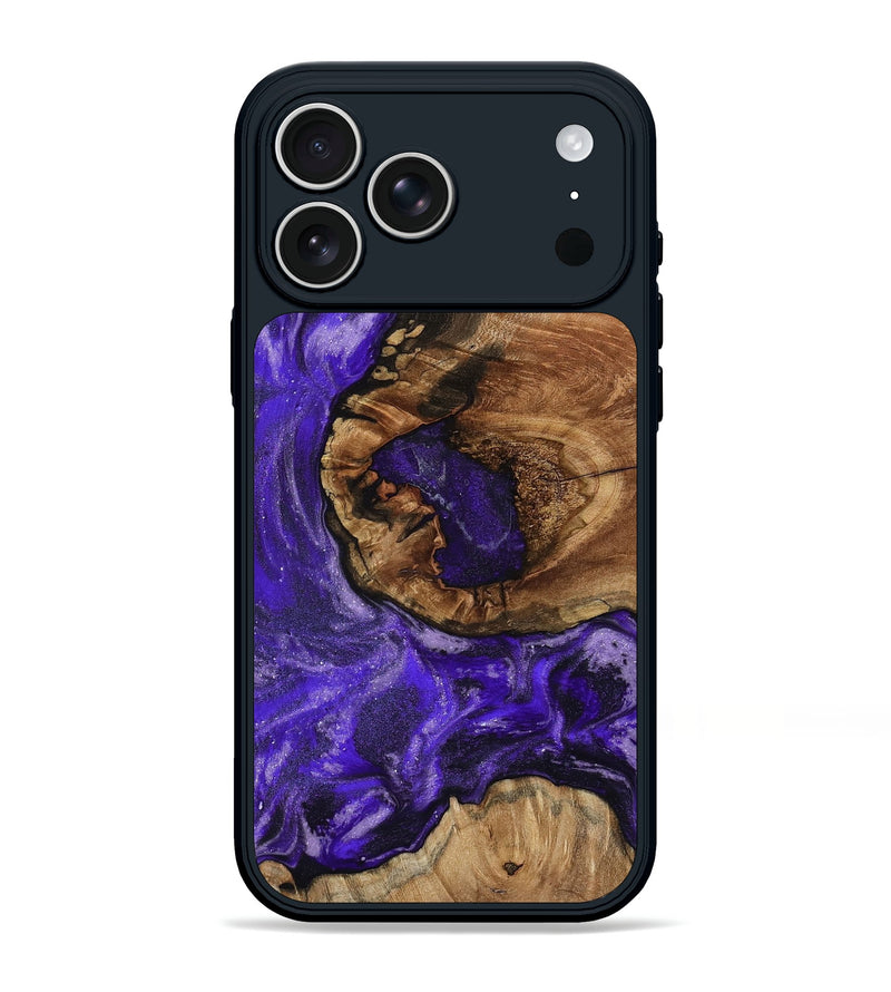 iPhone 17 Pro Max Wood Phone Case - Bodie (Purple, 796035)