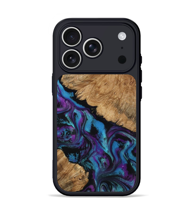 iPhone 17 Pro Wood Phone Case - Carrol (Purple, 796038)
