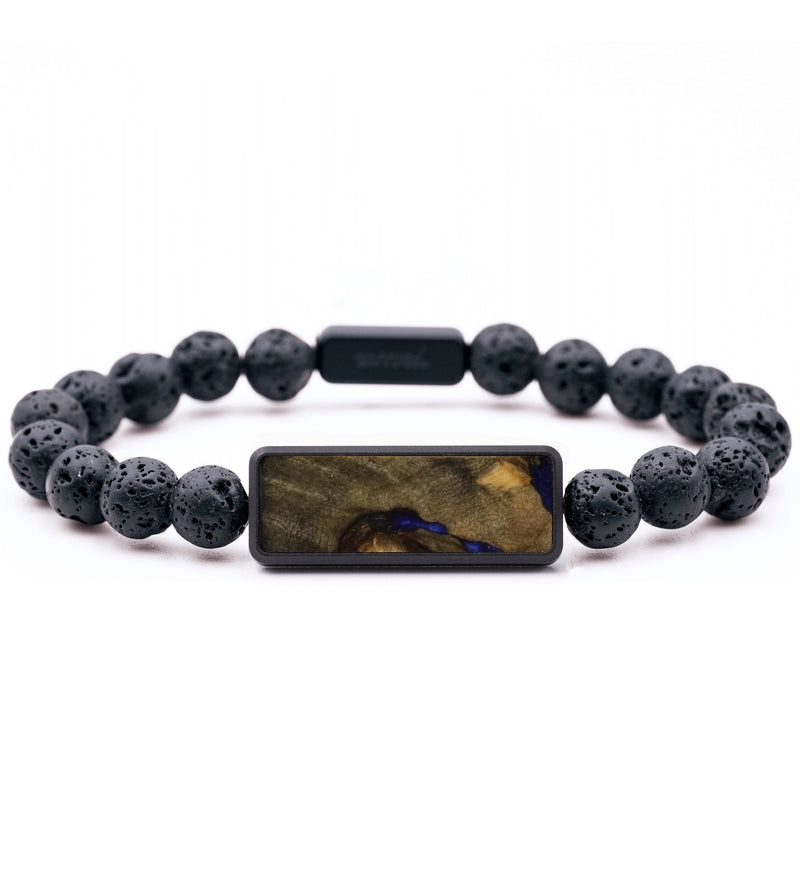 Lava Bead Wood Bracelet - Veronica (Wood Burl, 796060)