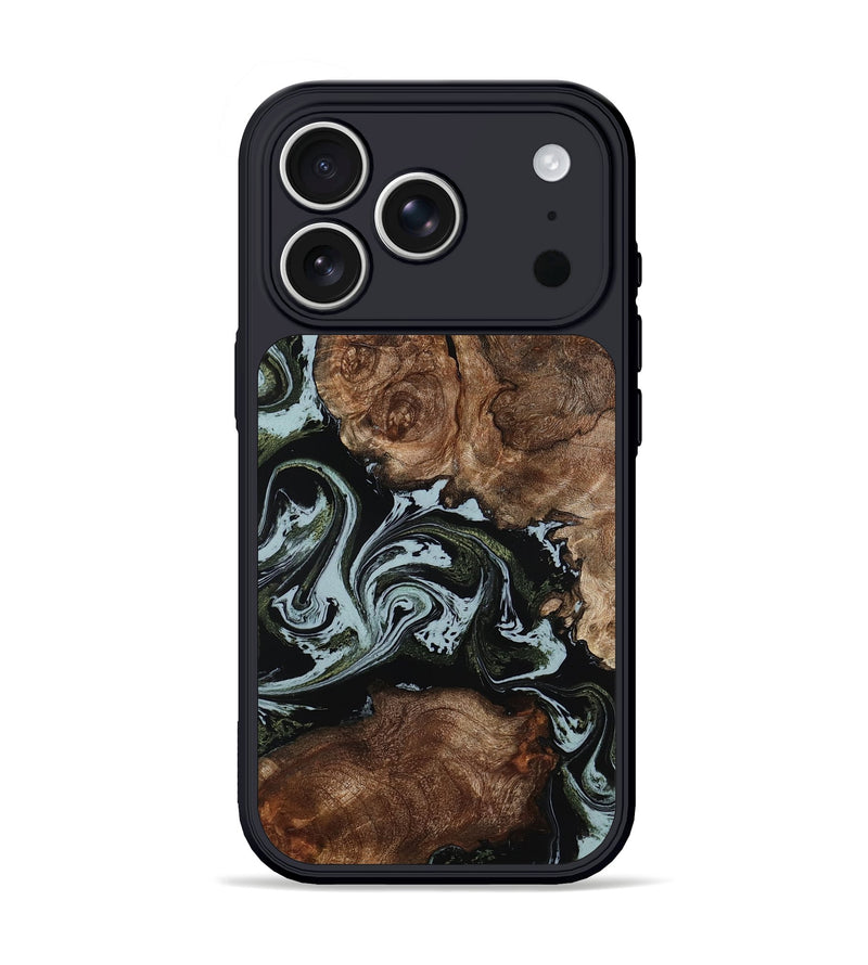 iPhone 17 Pro Wood Phone Case - Taylor (Black & White, 796094)