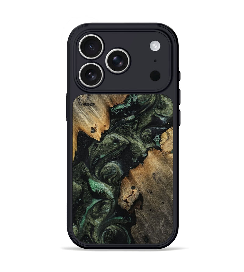 iPhone 17 Pro Wood Phone Case - Wm (Green, 796097)
