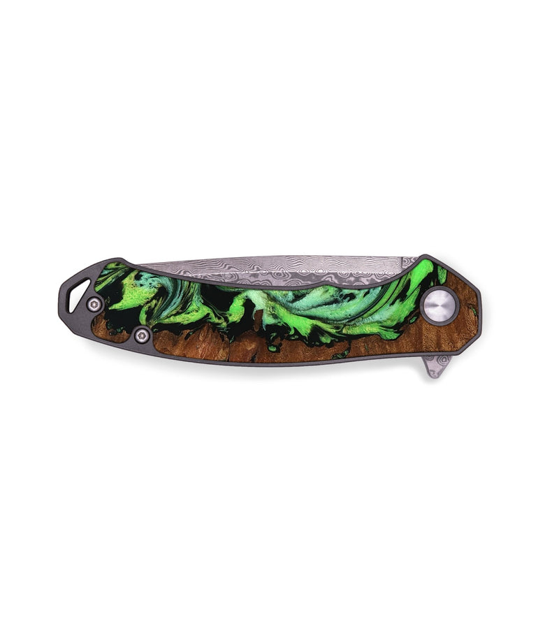 EDC Wood Pocket Knife - Dillion (Green, 796100)