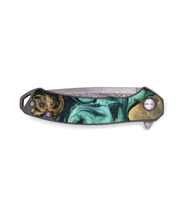 EDC Wood Pocket Knife - Oakley (Green, 796103)