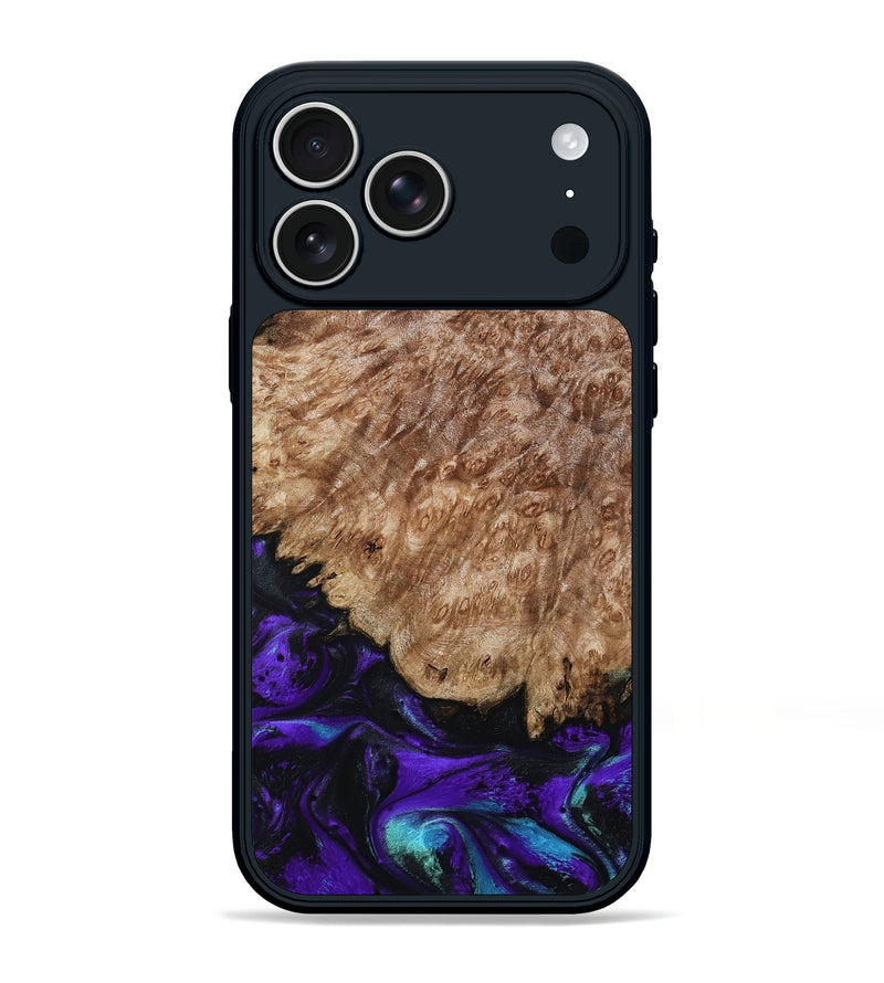 iPhone 17 Pro Max Wood Phone Case - Carli (Purple, 796108)