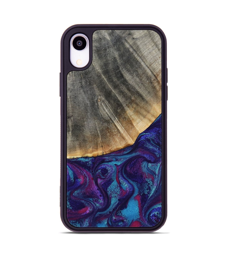iPhone Xr Wood Phone Case - Korey (Purple, 796109)