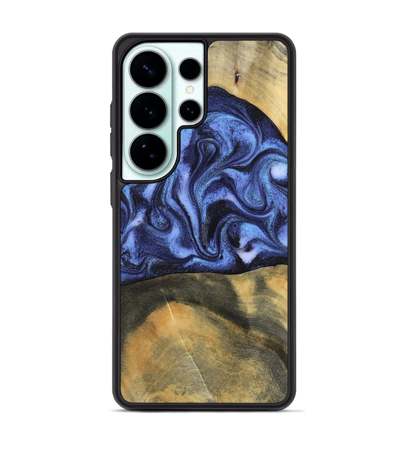 Galaxy S26 Ultra Wood Phone Case - Izaiah (Blue, 796124)