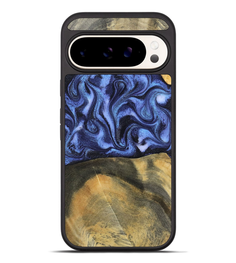 Pixel 10 Pro XL Wood Phone Case - Izaiah (Blue, 796124)