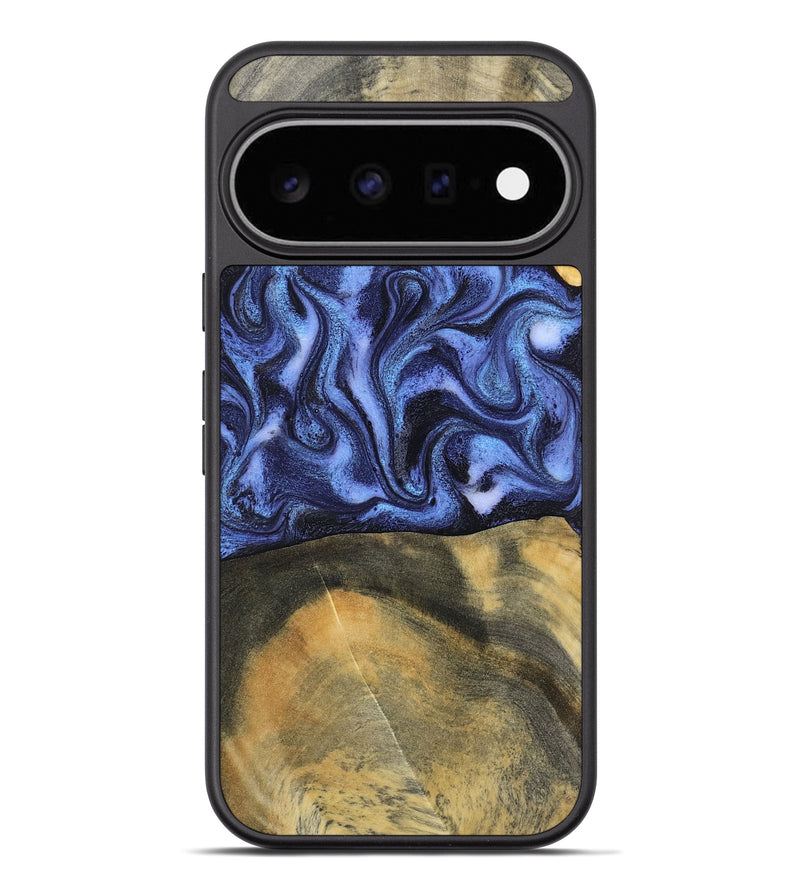 Pixel 11 Pro XL Wood Phone Case - Izaiah (Blue, 796124)